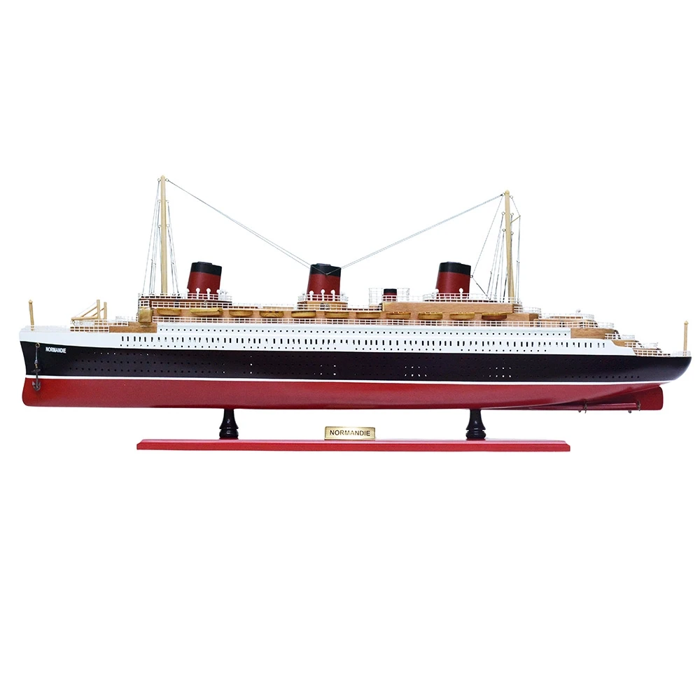 Normandie French Ocean Liner Cruise Ship Model