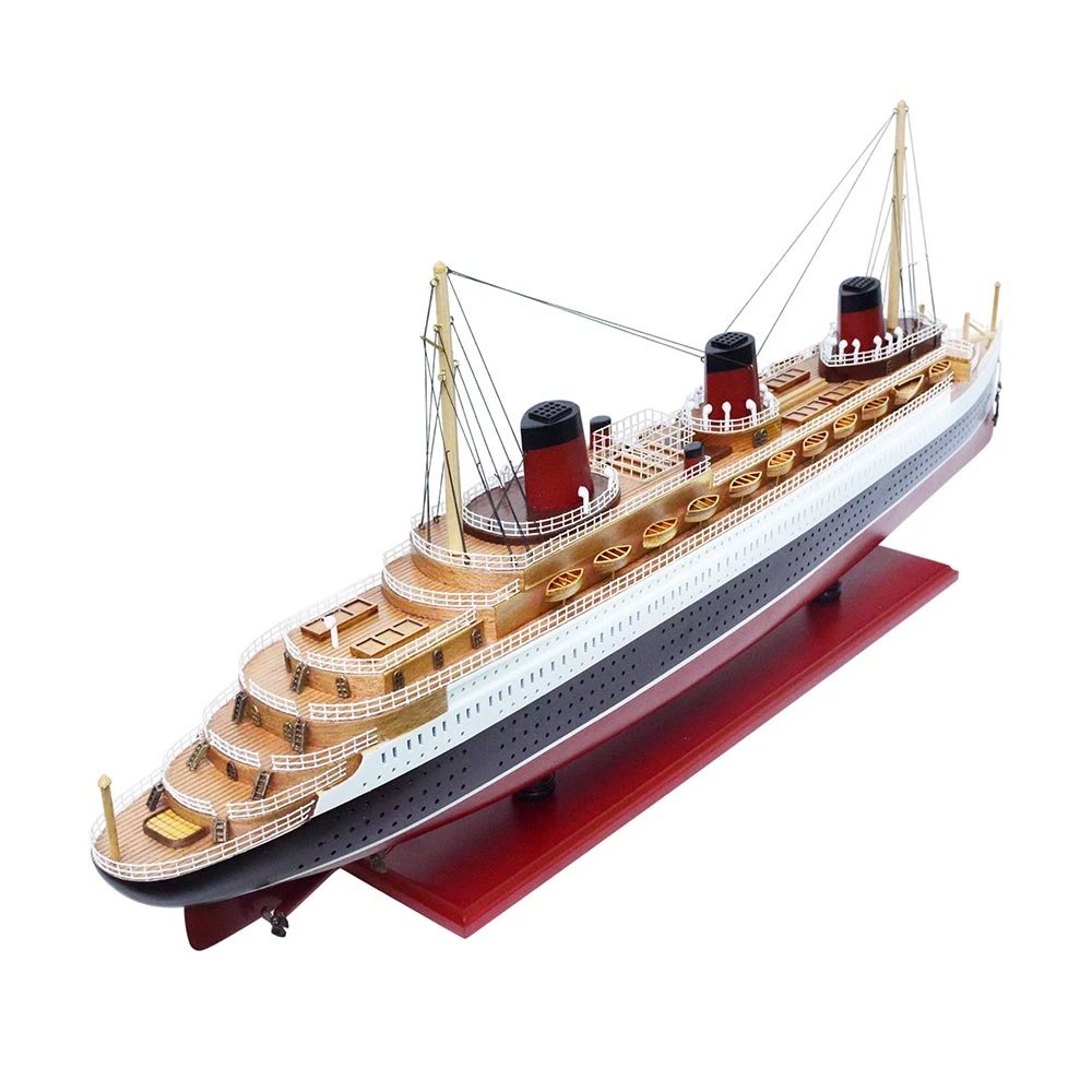 Normandie French Ocean Liner Cruise Ship Model