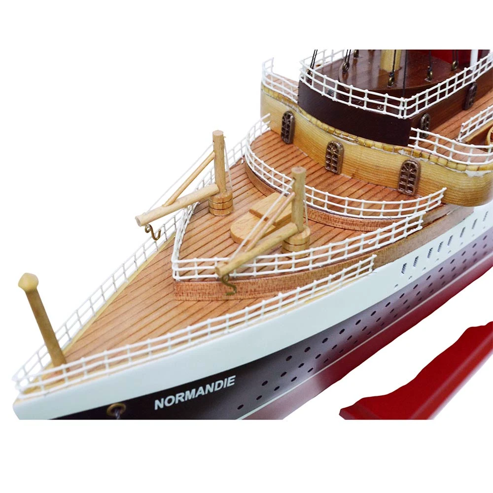 Normandie French Ocean Liner Cruise Ship Model