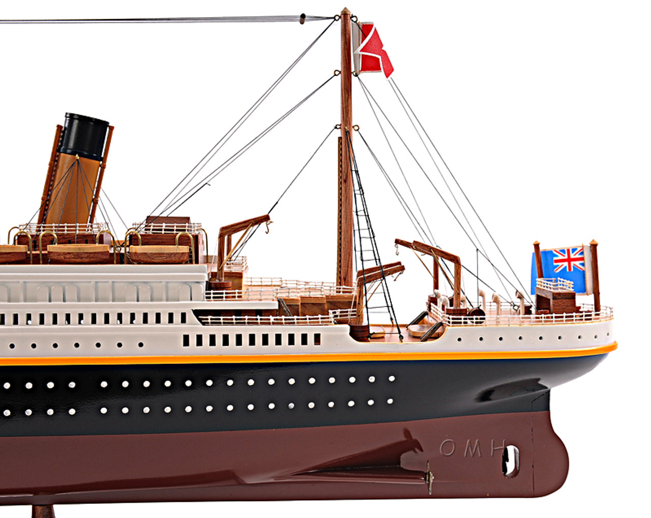 Titanic Ocean Liner Wooden Model Cruise Ship