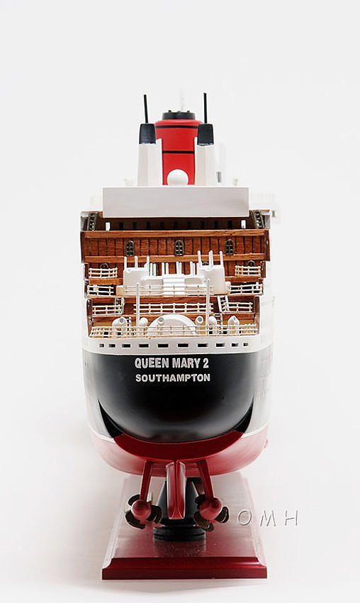 Queen Mary 2 Ocean Liner Wooden Model 40
