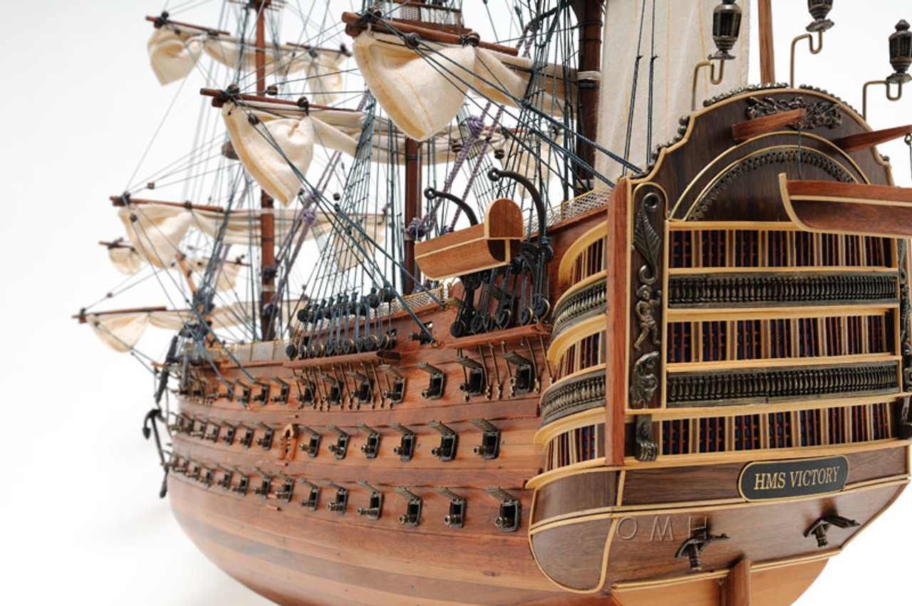 HMS Victory Wooden Model Lord Nelson's Flagship