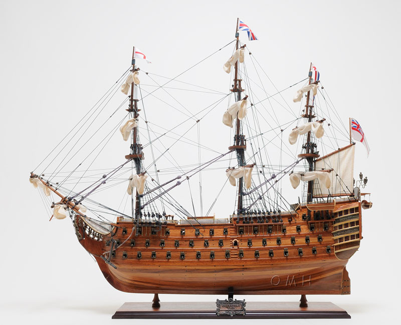 HMS Victory Wooden Tall Ship Model 37" Lord Nelson's Flagship