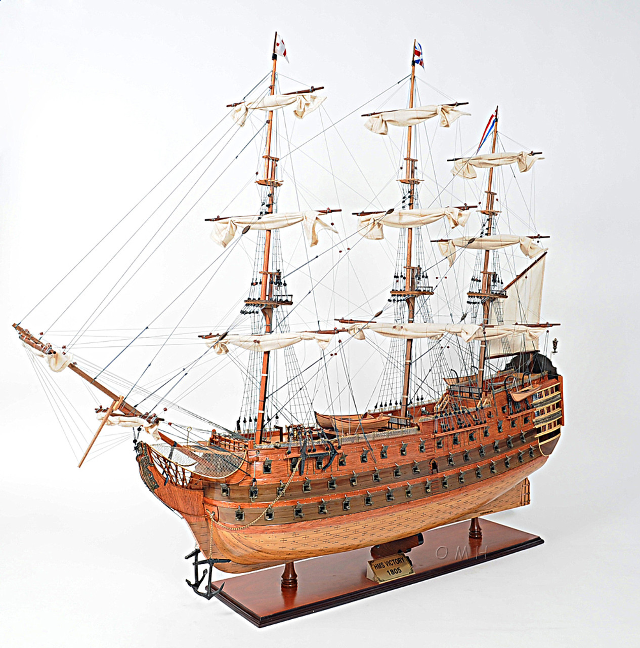 HMS Victory Lord Nelsons Flagship Wooden Model