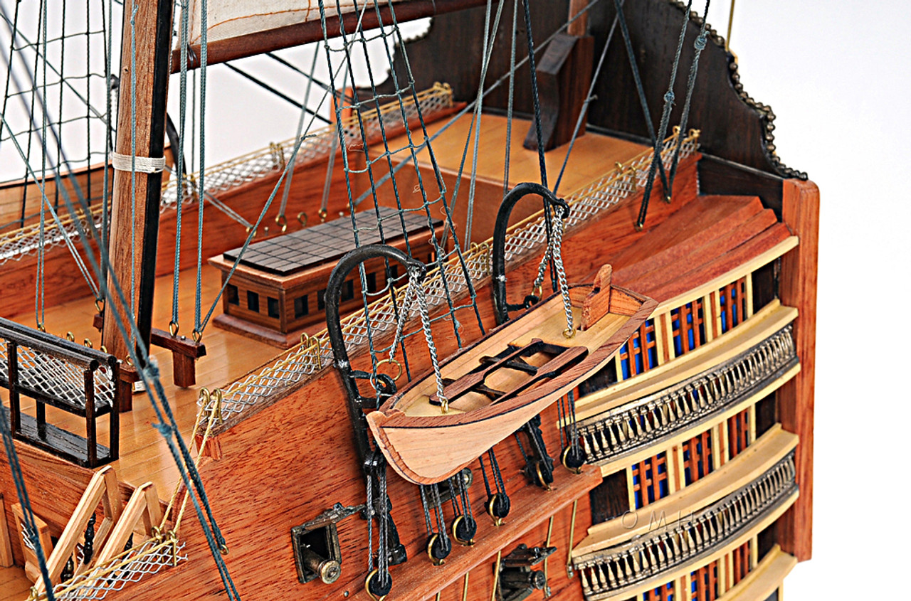 HMS Victory Lord Nelsons Flagship Wooden Model