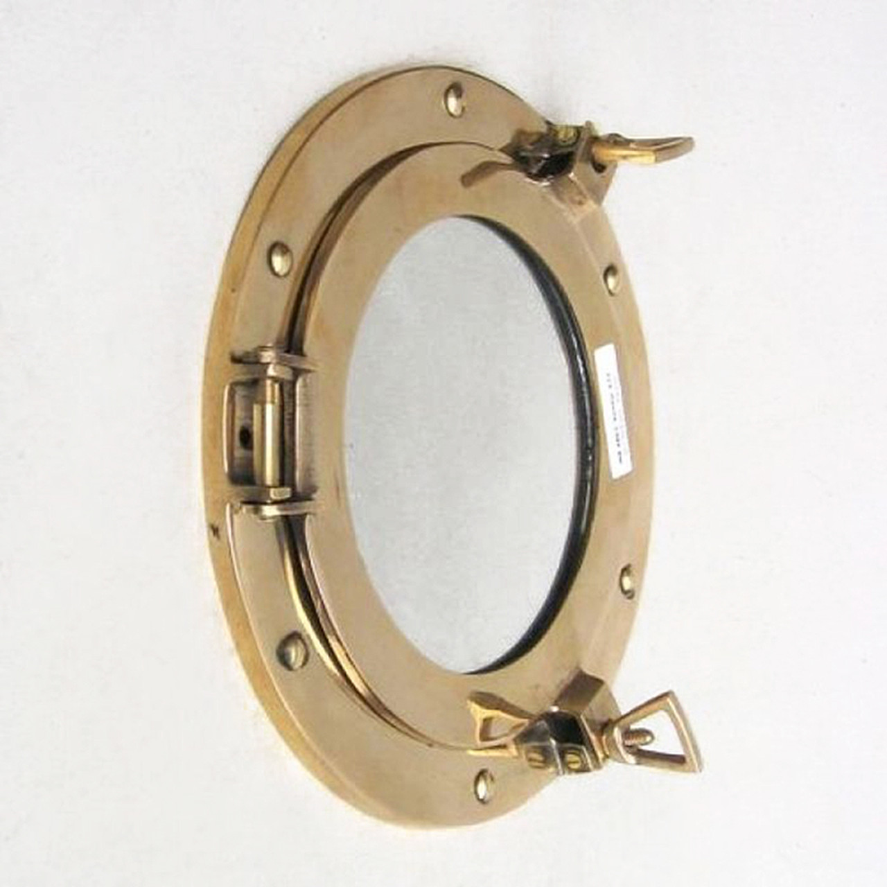 brass porthole mirror