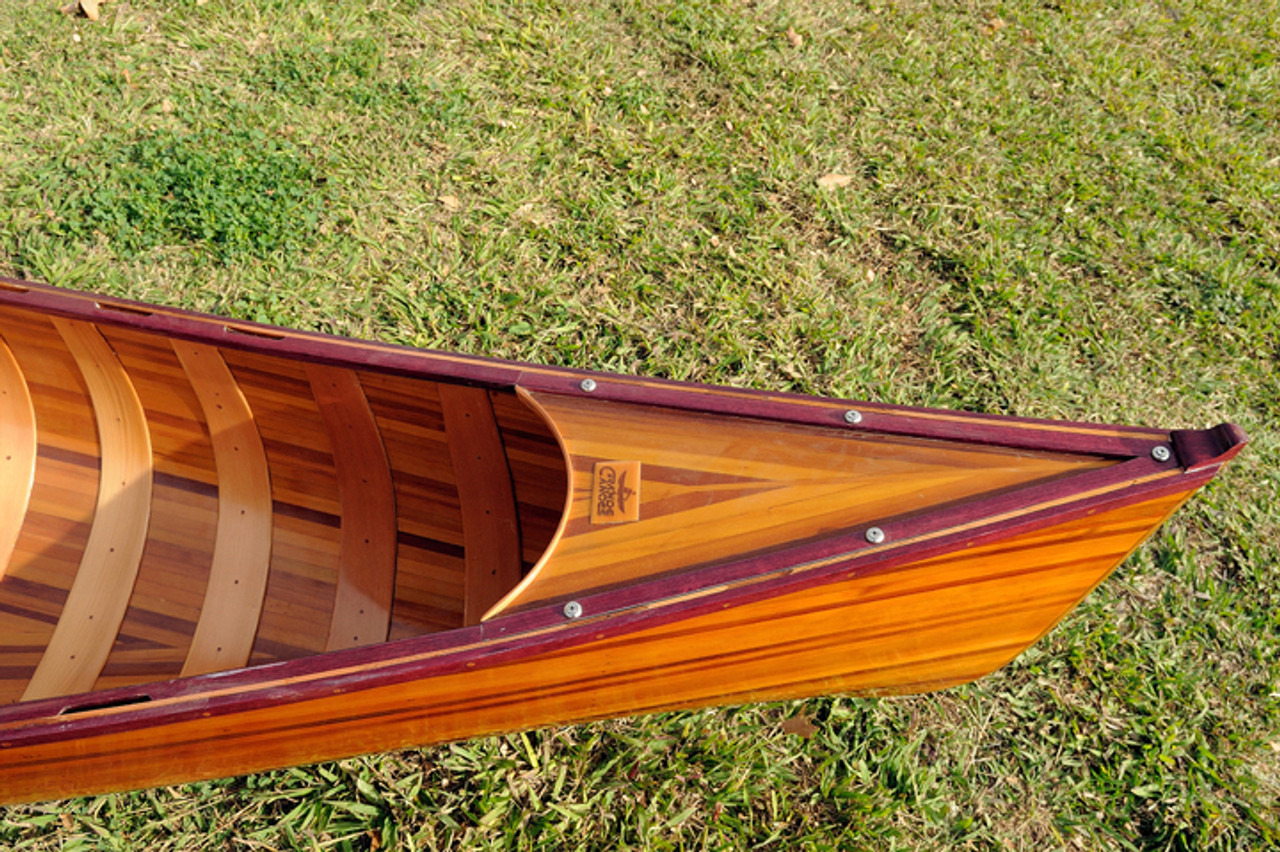 Cedar Strip Built Canoe Wooden Boat Woodenboat USA 