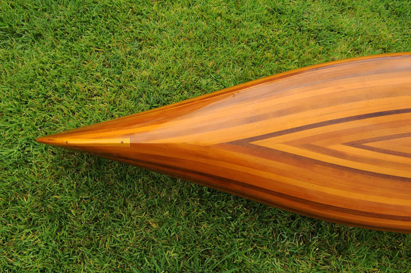 Display Cedar Strip Built Canoe NO Ribs Woodenboat USA