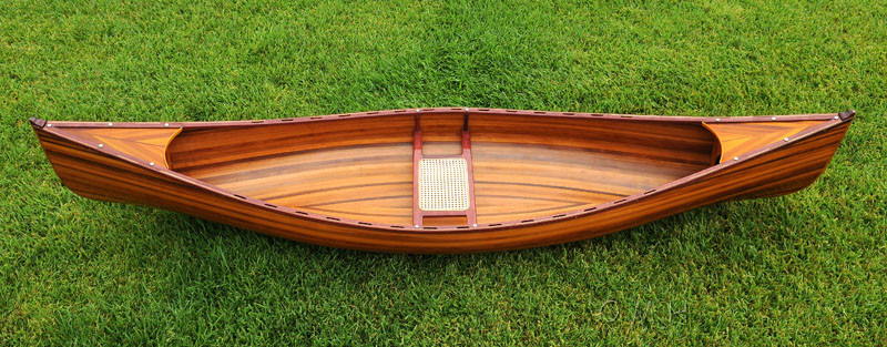 Display Cedar Strip Built Canoe NO Ribs Woodenboat USA