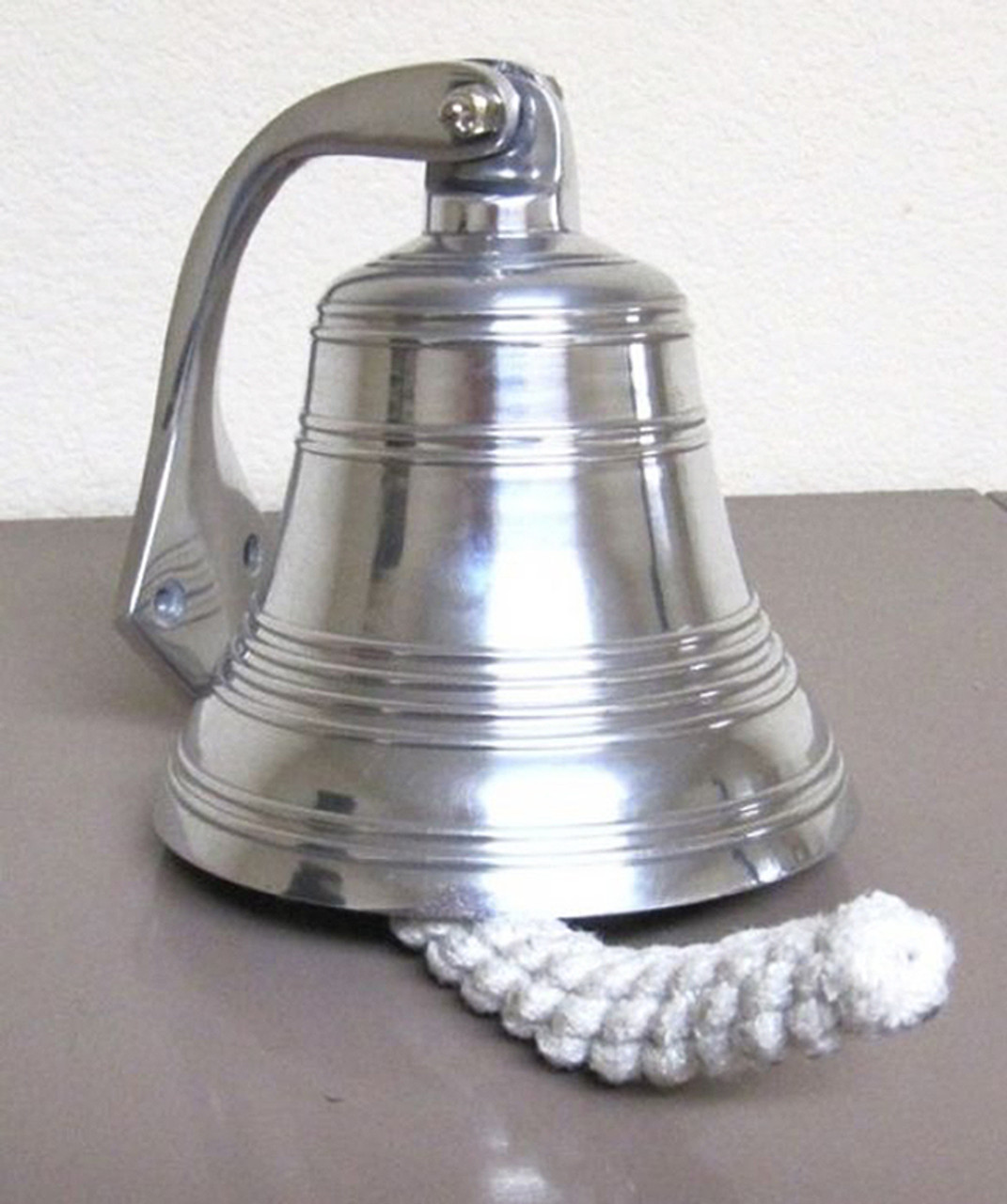 Small Aluminum Ships Bell Chrome Finish