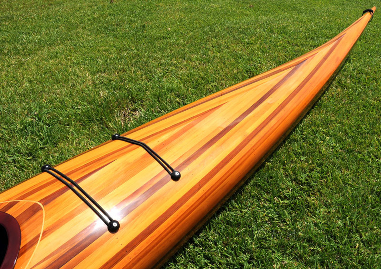 Cedar Wood Strip Built Hudson Surf Kayak