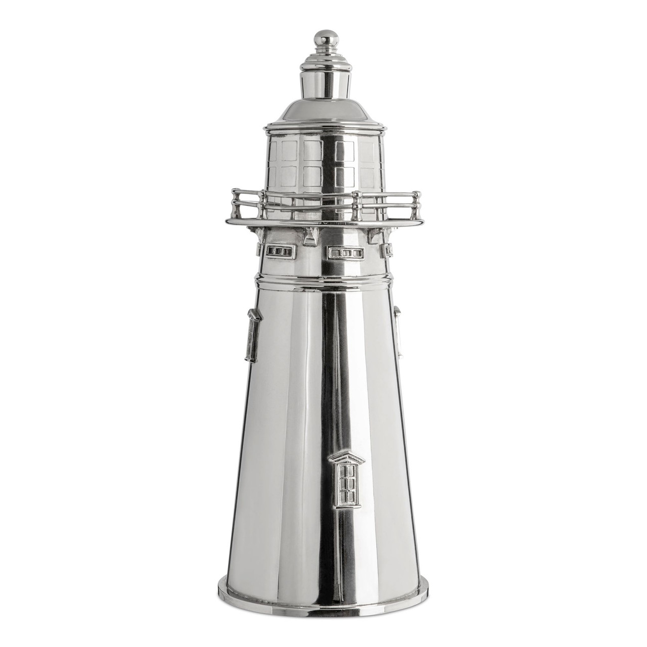 Lighthouse Cocktail Shaker 72oz Nickel Plated Brass 1925 Replica