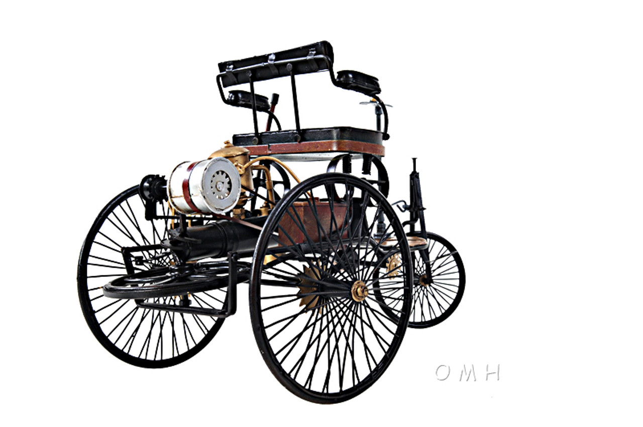 1886 Mercedes Benz Patent Motorwagen Metal Desk Car Model 14