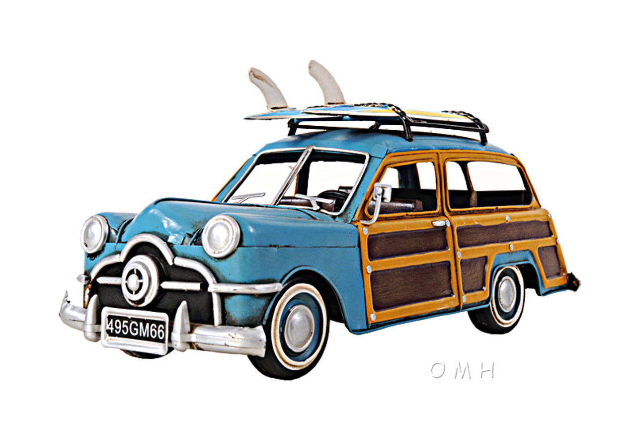 1949 Ford Station Wagon Woody Metal Car Model