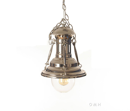 Nautical Chrome Metal Pendant Hanging Lamp Turnbuckle Light Nautical Chrome Metal Pendant Hanging Lamp Turnbuckle Light