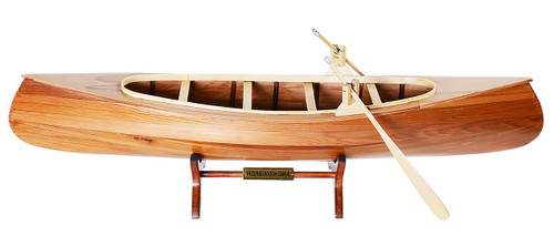 Canadian Peterborough Canoe Wooden Model Built Boat