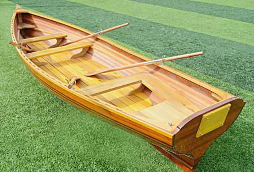 Boston Whitehall Rowboat Cedar Wood Strip Tender