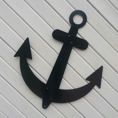 Metal Sailboat Anchor Nautical Ships Wall Decor Metal Sailboat Anchor Nautical Ships Wall Decor