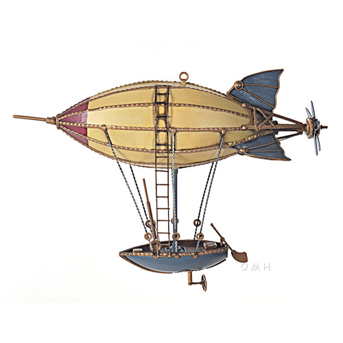 Steampunk Airship Model Metal Hot Air Balloon Steampunk Airship Model Metal Hot Air Balloon