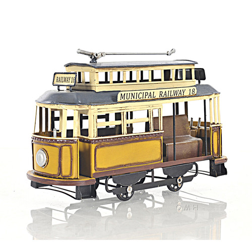 Trolley Streetcar Municipal Railway Cable Car Metal Model Trolley Streetcar Municipal Railway Cable Car Metal Model