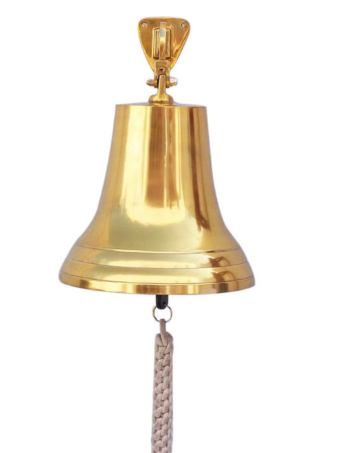 Large Inch Brass Nautical Wall Bulkhead Bells