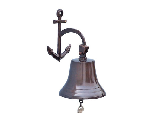 Copper Finish Aluminum Ship's Bell Anchor Bracket Copper Finish Aluminum Ship's Bell Anchor Bracket