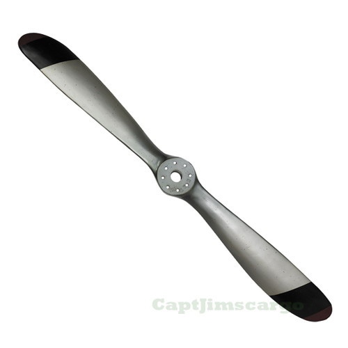 Silver Sopwith Camel WWI Wooden Airplane Propeller Silver Sopwith Camel WWI Wooden Airplane Propeller