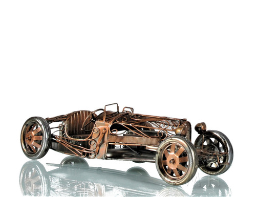 Bugatti 35 Cutaway Car Metal Model Decorative Scrolls Bugatti 35 Cutaway Car Metal Model Decorative Scrolls