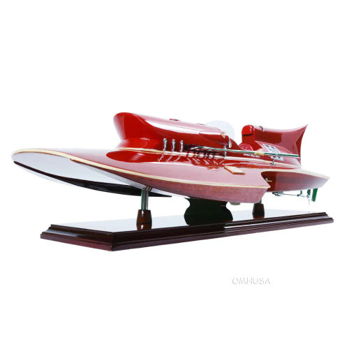 Arno Ferrari Hydroplane Power Speed Boat Wood Model Arno Ferrari Hydroplane Power Speed Boat Wood Model