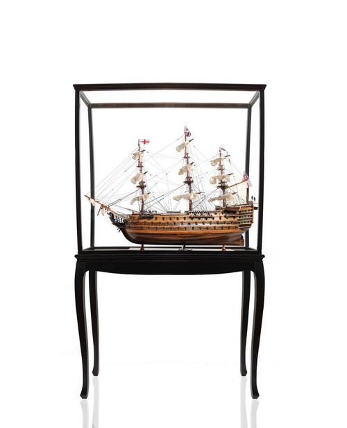 HMS Victory Model Floor Display Case Nelsons Flagship HMS Victory Model Floor Display Case Nelsons Flagship