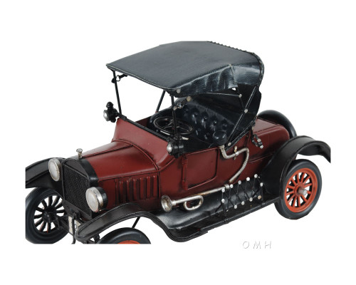 Red 1920s Ford Model T Tin Lizzie Car Model