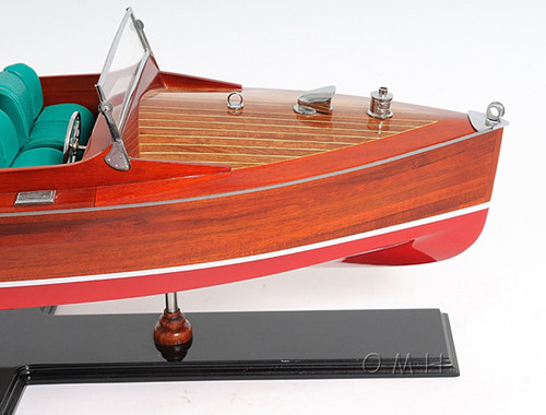 Chris Craft Runabout Wood Model Classic Speed Boat