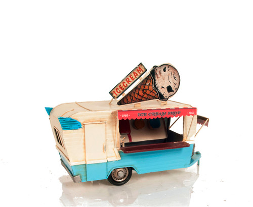 1966 Mobile Soft Serve Ice Cream Concession Trailer Model
