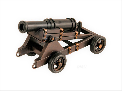Sur Roues Grandeur Nature Artillery Cannon Metal Model French
