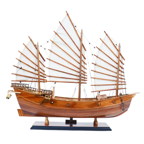 Chinese Junk Wooden Pirate Model Ship Boat Sailboat