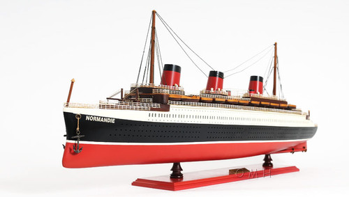 Normandie French Ocean Liner Cruise Ship Model