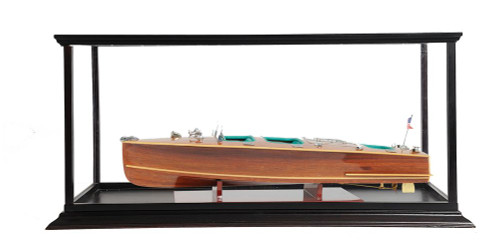 Chris Craft Triple Cockpit Speed Boat Model Display Case