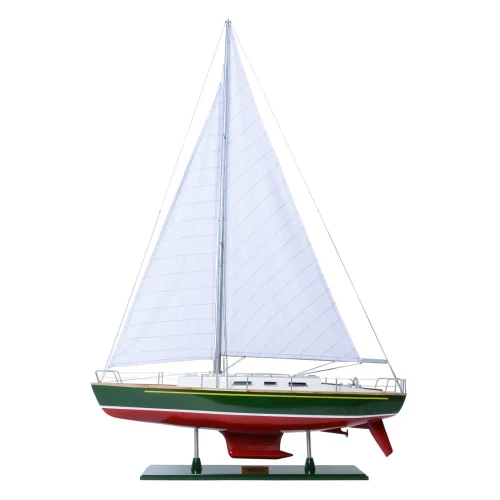 Omega 46 Sailboat Wood Sloop Model Yacht Fully Built