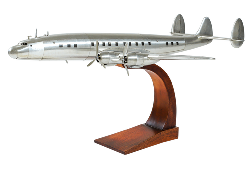 Lockheed Super Constellation Aluminum Airliner Airplane Model Lockheed Super Constellation Aluminum Airliner Airplane Model