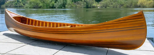 Display Cedar Strip Built Canoe Wooden Woodenboat USA Display Cedar Strip Built Canoe Wooden Woodenboat USA