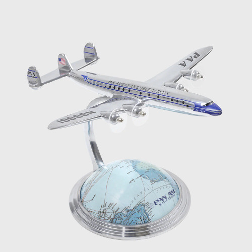 Lockheed Constellation Airliner Airplane Travel Agent Desktop Globe Lockheed Constellation Airliner Airplane Travel Agent Desktop Globe