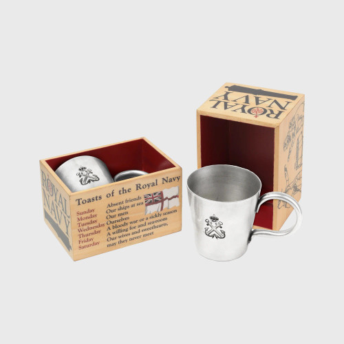 British Royal Navy Rum Mug Naval Grog Tot Measure Cup British Royal Navy Rum Mug Naval Grog Tot Measure Cup