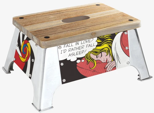 Pop Art Pullman Train Steps Foot Stool Toilet Poop