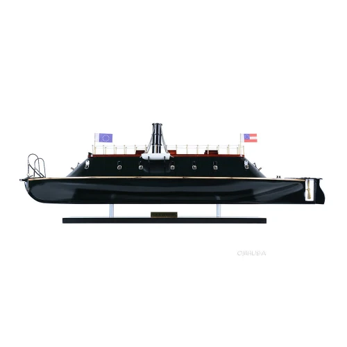 CSS Virginia Civil War Ironclad Wood Ship Model