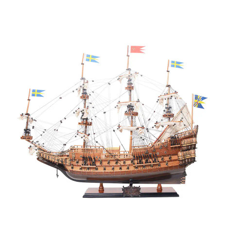 Swedish Vasa Wasa Wooden Model Tall Ship