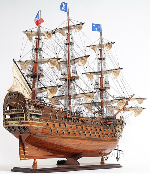 Royal Louis 1779 Wooden Model Tall Ship Sailboat Royal Louis 1779 Wooden Model Tall Ship Sailboat
