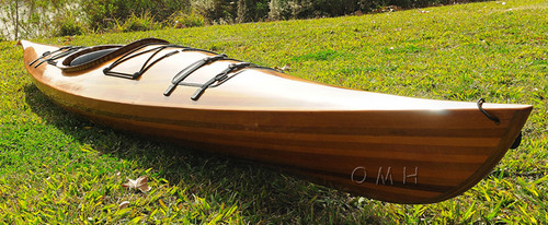 Cedar Wood Strip Built Kayak Woodenboat USA Cedar Wood Strip Built Kayak Woodenboat USA