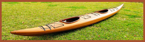 Tandem Cedar Wood Strip Kayak Woodenboat USA Tandem Cedar Wood Strip Kayak Woodenboat USA