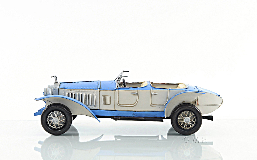 1928 Rolls Royce Phantom I 17EX Sports Torpedo Metal Car Model