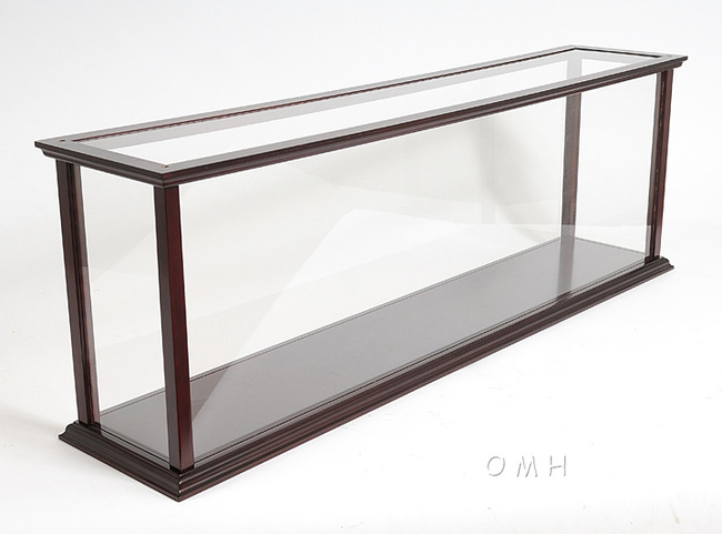 35L x6W x12H Table Top Display Case Box Ocean Liner Cruise Ships Collectibles